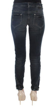 Blue Cotton Blend Slim Fit Jeans Ermanno Scervino