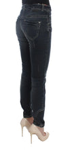 Blue Cotton Blend Slim Fit Jeans Ermanno Scervino