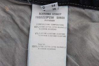Blue Cotton Blend Slim Fit Jeans Ermanno Scervino