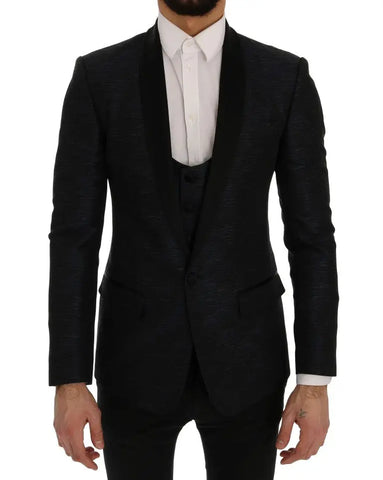Blue MARTINI Slim 2 Piece Blazer Dolce & Gabbana