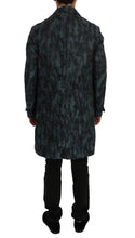 Blue Camouflage Trench Trench Dolce & Gabbana