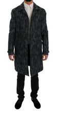 Blue Camouflage Trench Trench Dolce & Gabbana