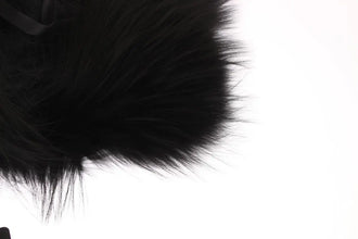 Black Fox Fur Collar Scarf Dolce & Gabbana