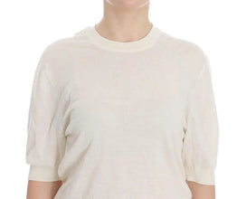 White 100% Cashmere Sweater Dolce & Gabbana
