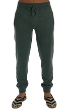 Green Cashmere Training Pants Dolce & Gabbana