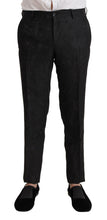 Black Brocade Formal 2 Piece MARTINI Suit Dolce & Gabbana
