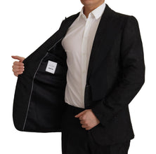 Black Polyester Formal 2 Piece MARTINI Suit Dolce & Gabbana