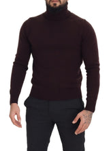 Brown Wool Turtle Neck Pullover Sweater Dolce & Gabbana