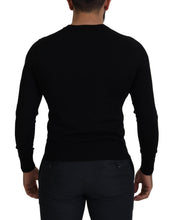 Black Wool Button Down Cardigan Sweater Dolce & Gabbana