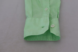 Mint Green Long Sleeves Button Down Shirt Dolce & Gabbana