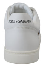 White Leather DG Logo Casual Sneakers Shoes Dolce & Gabbana