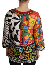 Multicolor Printed Baroque Loose Long Sleeve Dolce & Gabbana