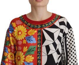 Multicolor Printed Baroque Loose Long Sleeve Dolce & Gabbana
