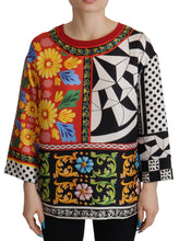 Multicolor Printed Baroque Loose Long Sleeve Dolce & Gabbana