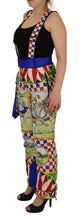 Multicolor Printed Snow Trouser Pants Dolce & Gabbana