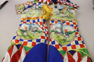 Multicolor Printed Snow Trouser Pants Dolce & Gabbana
