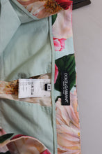 Multicolor Flora Printed High Waist Cropped Trouser Pants Dolce & Gabbana
