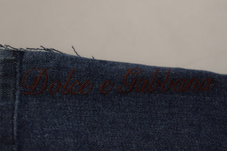 Multicolor Patchwork DG Fashion Wide Leg Denim Pant Dolce & Gabbana