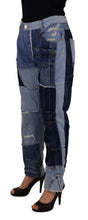 Multicolor Patchwork High Waist Denim Jeans Dolce & Gabbana