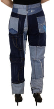 Multicolor Patchwork High Waist Denim Jeans Dolce & Gabbana