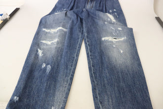 Blue Washed High Waist Loose Fit Pants Dolce & Gabbana