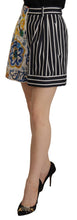 Multicolor Stripes Majolica Bermuda Shorts Dolce & Gabbana