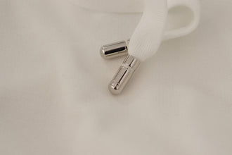 White Hoodie Pullover Embroidered Sweater Dolce & Gabbana