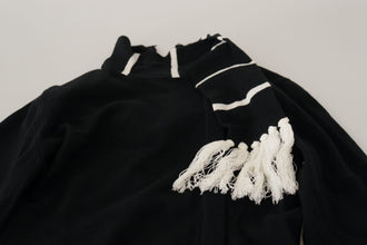 Black Cashmere Turtleneck Pullover Sweater Dolce & Gabbana