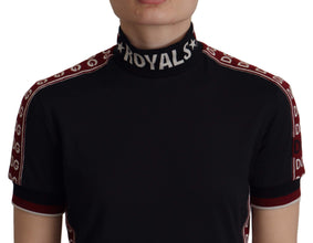 Black #DGMillennials 100% Cotton T-shirt Dolce & Gabbana