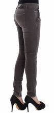 Gray Slim Jeans Denim Pants Skinny Leg Stretch Ermanno Scervino