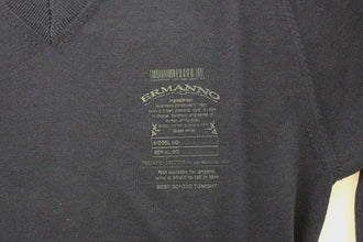 Blue Wool Blend V-neck Pullover Sweater Ermanno Scervino