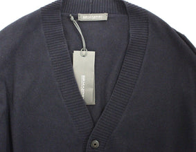 Blue Wool Cashmere Cardigan Pullover Sweater Ermanno Scervino