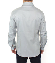 Gray Cotton Long Sleeve Casual Shirt Top Ermanno Scervino