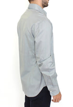 Gray Cotton Long Sleeve Casual Shirt Top Ermanno Scervino