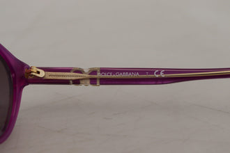 Purple Acetate Frame Round Shades DG4171P Sunglasses Dolce & Gabbana