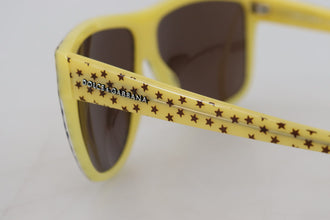 Yellow Stars Acetate Square Shades DG4125 Sunglasses Dolce & Gabbana
