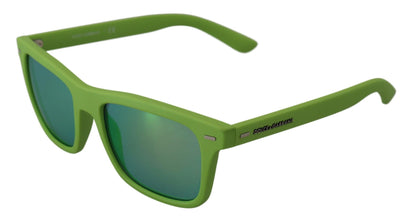 Green Rubber Full Rim Frame Shades DG6095 Acid Sunglasses Dolce & Gabbana