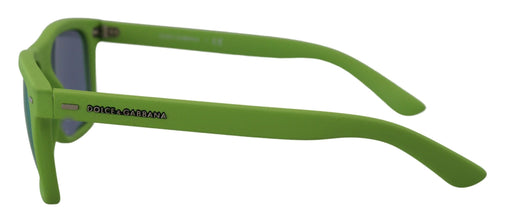 Green Rubber Full Rim Frame Shades DG6095 Acid Sunglasses Dolce & Gabbana