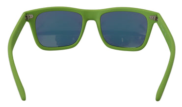 Green Rubber Full Rim Frame Shades DG6095 Acid Sunglasses Dolce & Gabbana