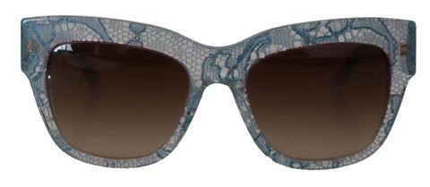Blue Lace Acetate Rectangle DG4231 Shades Sunglasses Dolce & Gabbana