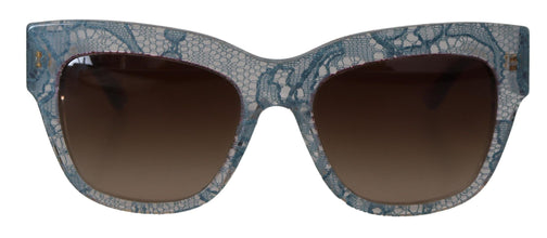 Blue Lace Acetate Rectangle DG4231 Shades Sunglasses Dolce & Gabbana