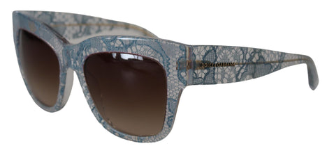 Blue Lace Acetate Rectangle DG4231 Shades Sunglasses Dolce & Gabbana
