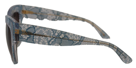 Blue Lace Acetate Rectangle DG4231 Shades Sunglasses Dolce & Gabbana