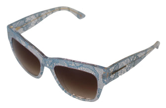 Blue Lace Acetate Rectangle DG4231 Shades Sunglasses Dolce & Gabbana