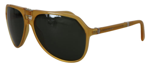 Yellow Acetate Black Lens Aviator DG4196 Sunglasses Dolce & Gabbana