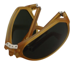 Yellow Acetate Black Lens Aviator DG4196 Sunglasses Dolce & Gabbana