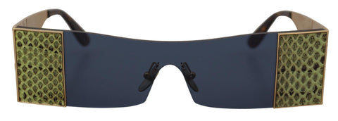 Gold Metal Rectangle Shades DG2263 Sunglasses Dolce & Gabbana