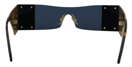 Gold Metal Rectangle Shades DG2263 Sunglasses Dolce & Gabbana
