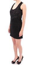 Black Lace Lined Stretch Mini Dress Ermanno Scervino