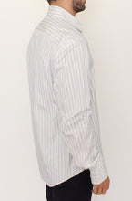 White Black Striped Regular Fit Casual Shirt Ermanno Scervino